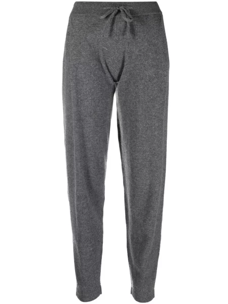 Pantaloni Lisa Yang din cașmir conici gri