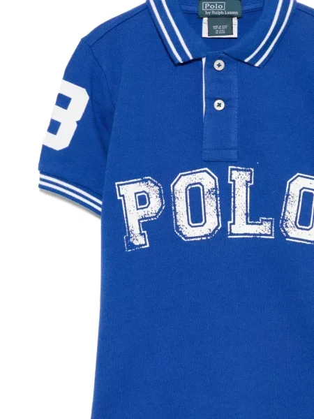 Koszulka polo dziecięca Polo Ralph Lauren niebieska
