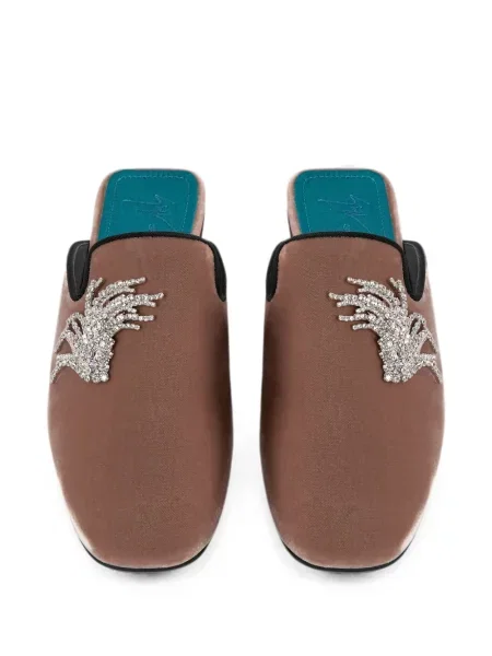 Papuci de casă Giuseppe Zanotti maro