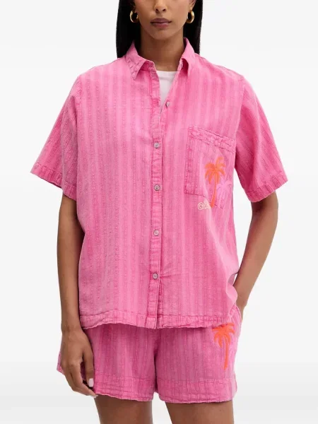 Cămașă Rip Curl cu broderie roz