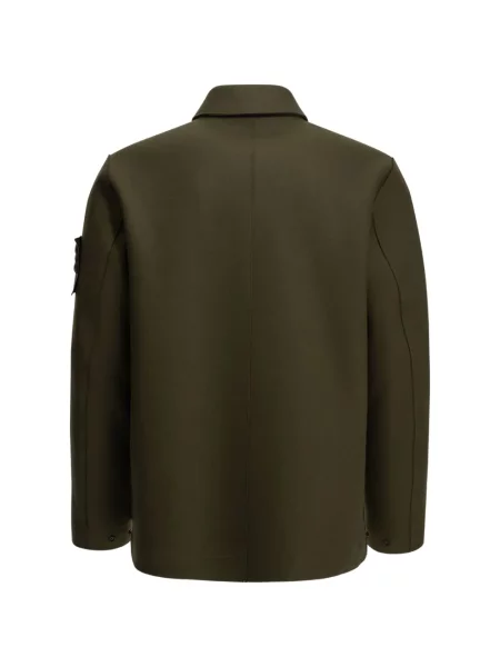 Geacă Stone Island cu strasuri verde