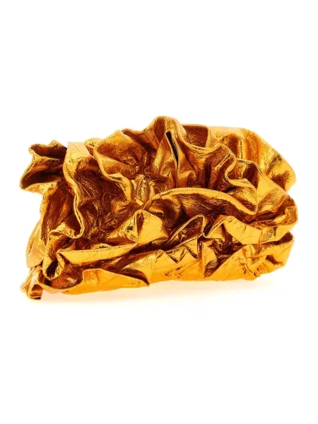Kopertówka Dries Van Noten skórzana pomarańczowa