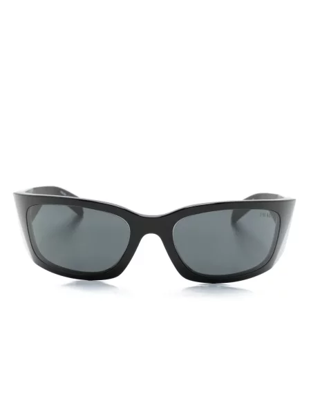 Ochelari de soare Prada Eyewear biker negru
