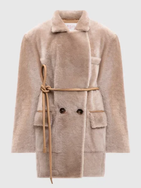 Двобортна дублянка Babe Pay Pls бежева