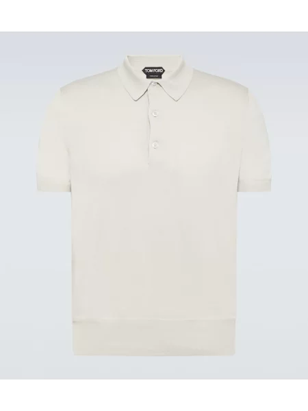 Polo Tom Ford de lână gri
