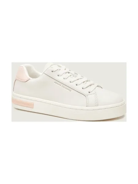 Armani Exchange Teniși din piele alb