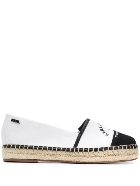 Espadrile Karl Lagerfeld alb