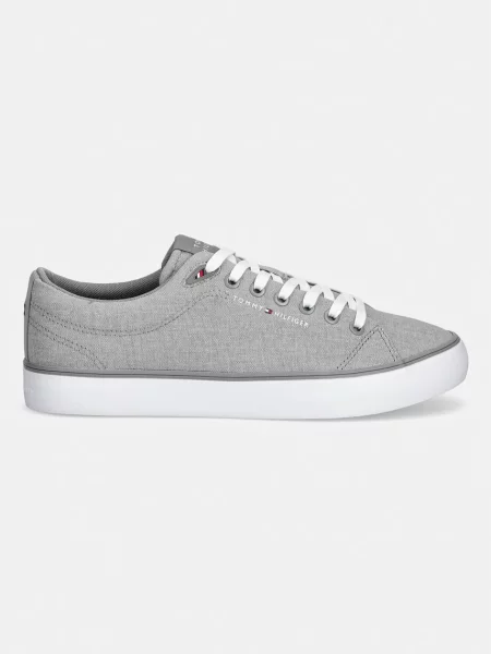 Tommy Hilfiger Tenis superge Th Hi Vulc Core Low Chambray siva