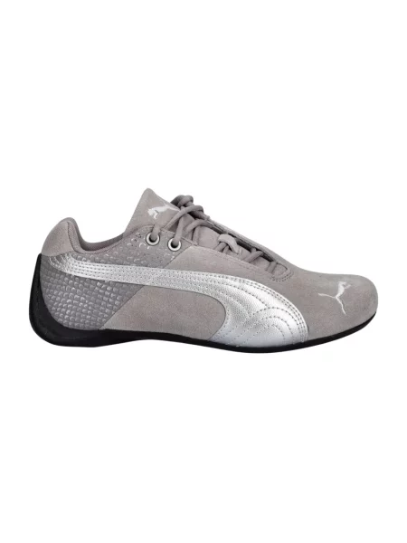 Puma sneakersy zamszowe Future Cat Emboss szare