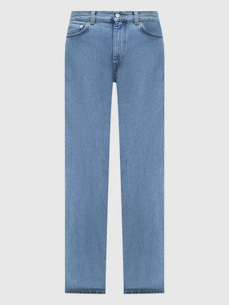 Джинси WULAR з патчем логотипа Lou Lou Studio блакитні