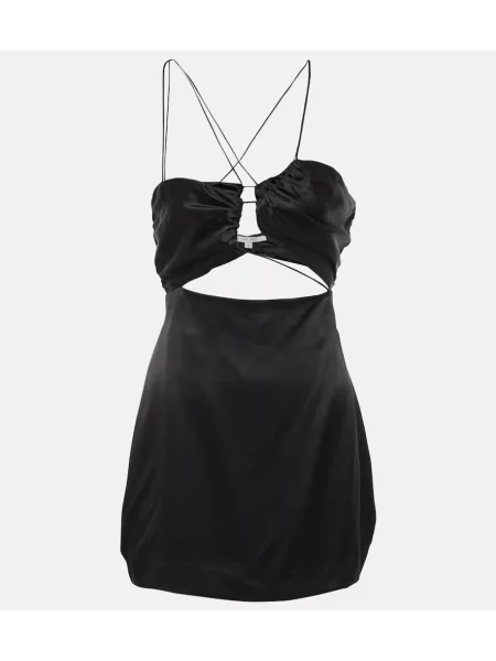 Rochie The Sei din satin negru