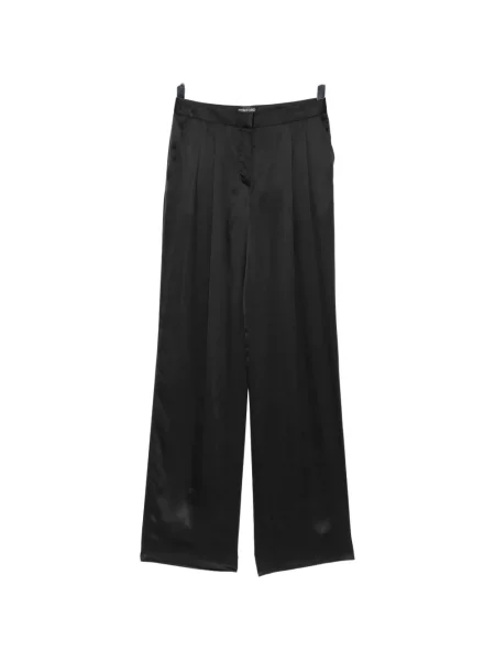 Pantaloni Tom Ford de mătase negru
