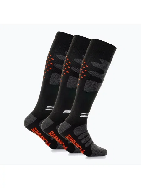Скиорски чорапи Surfanic Pro Tech Plus 3 pak orange оранжево