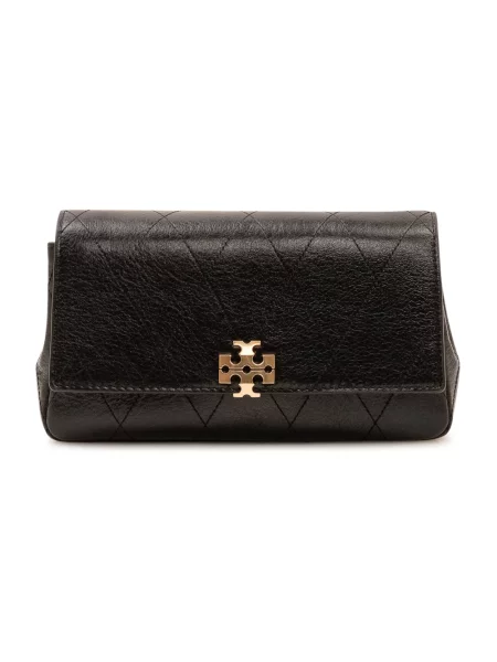 Portfel Tory Burch skórzany czarny