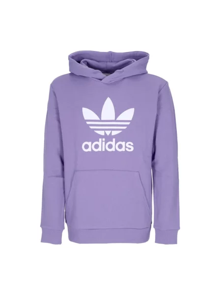 Sweter Adidas fioletowy
