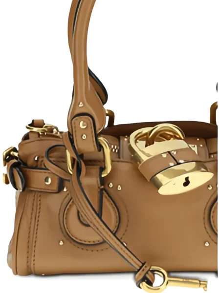 Geanta de piele Chloé din piele maro