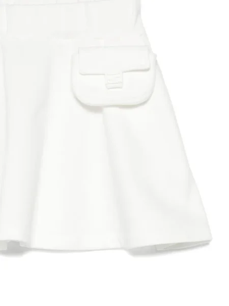 Sijonas Fendi balta