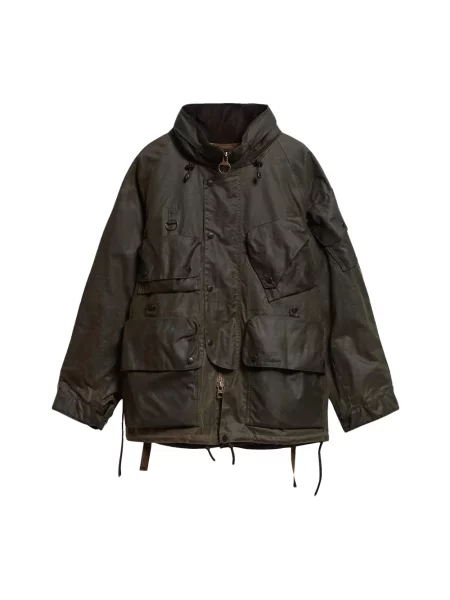 Woskowana kurtka Barbour zielona