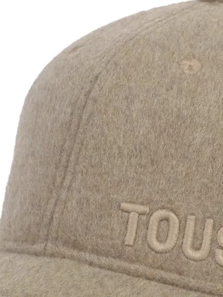 Вовняна кепка Tous TEXTIL однотонна бежевий
