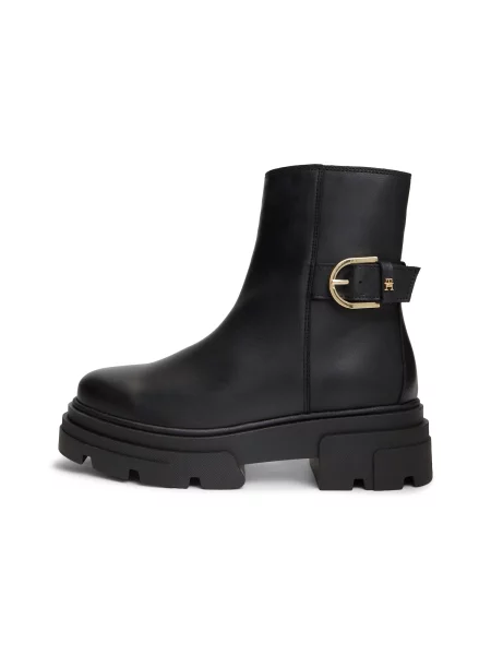 TOMMY HILFIGER Členkové čižmy čierna