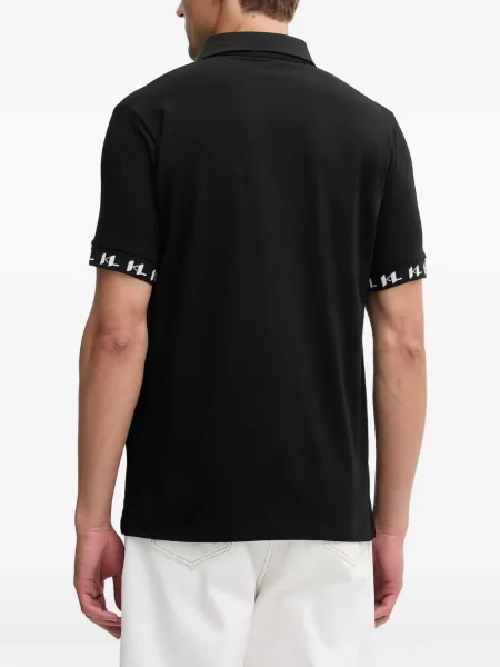 Polo Karl Lagerfeld με αυτόγραφο μαύρο