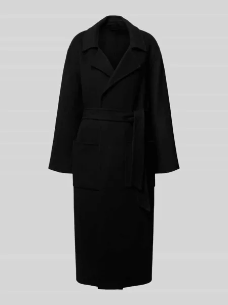 Płaszcz z mieszanki wełny model ‘DONATELLA’ Oakwood czarny