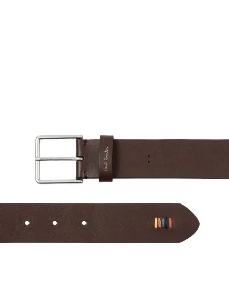 Curea Paul Smith cu dungi maro