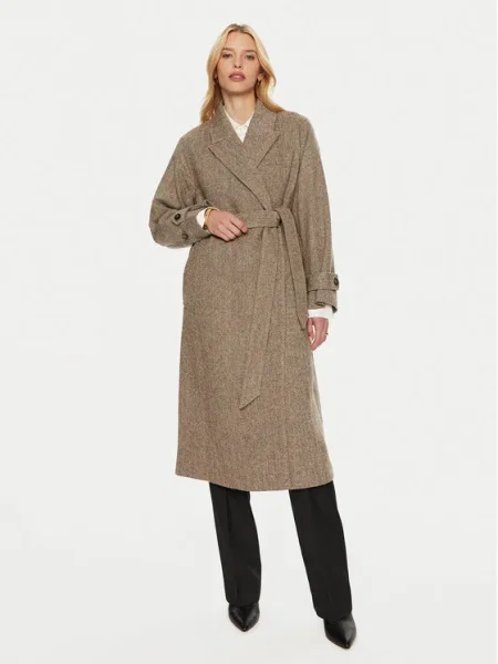 Tommy Hilfiger Palton de lână bej