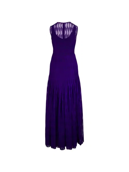 Rochie maxi Akris din tul violet