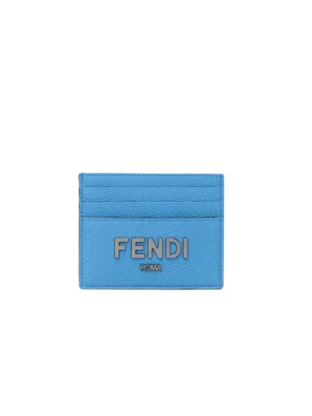 Portfel Fendi niebieski