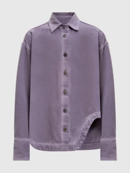 Рубашка The Attico фиолетовая