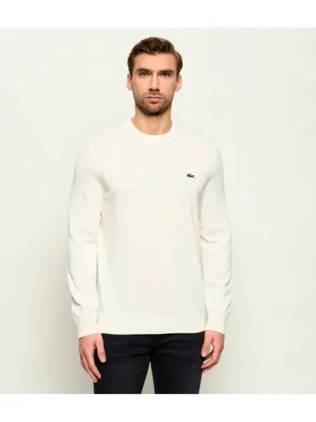 Lacoste Pulover alb