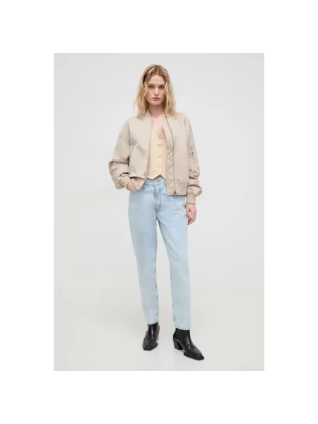 Levi's jeansy MOM JEAN niebieski