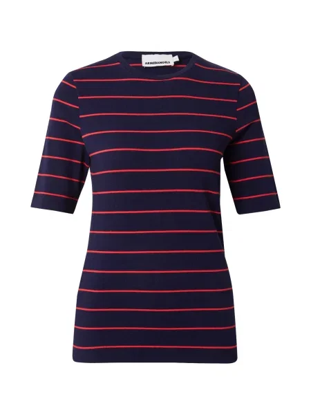 ARMEDANGELS Tricou JAANISARA marin / portocaliu homar albastru