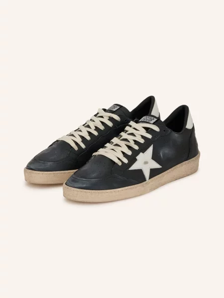 Golden Goose Sneakersy Ball Star schwarz białe