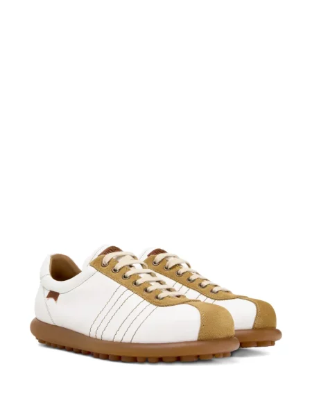 Sneakers Camper με κορδόνια με δαντέλα λευκό
