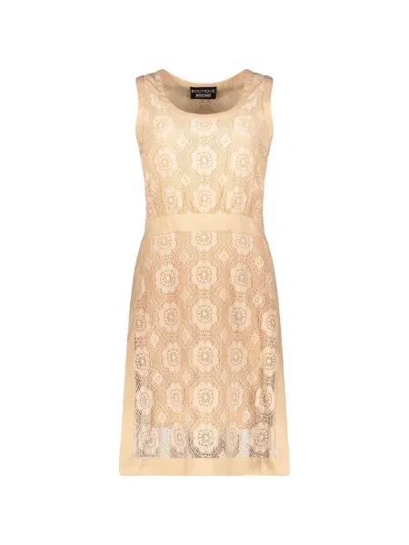 Rochie mini Boutique Moschino fără mâneci din dantelă
