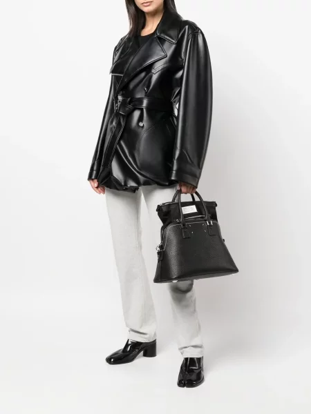 Geantă shopper Maison Margiela negru