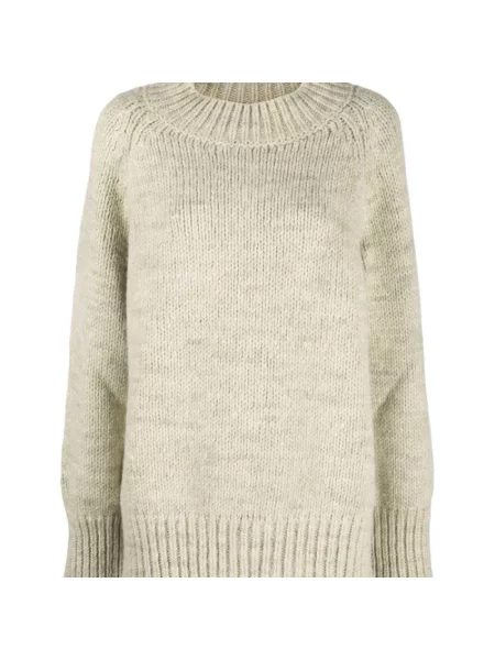 Dzianinowy sweter Maison Margiela beżowy