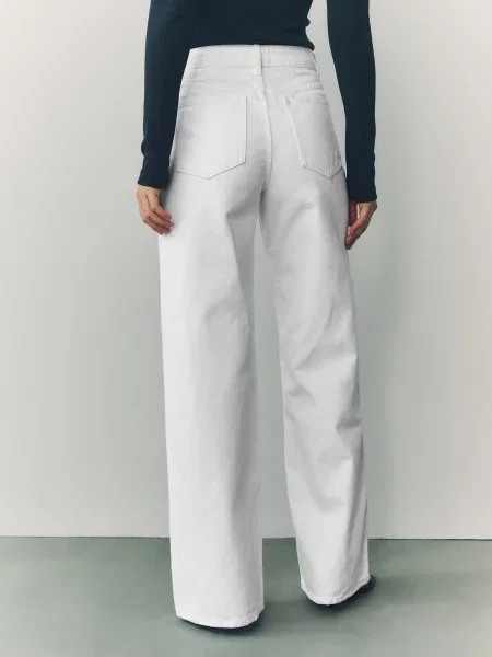 Next Jeans denim alb