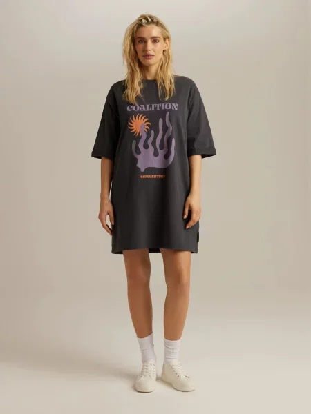 Сукня-футболка DIVERSE графіт