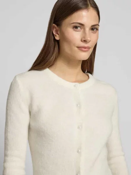 Kardigan o wyglądzie dzianiny model Kate GMK for Bridgerton Guido Maria Kretschmer Woman biały