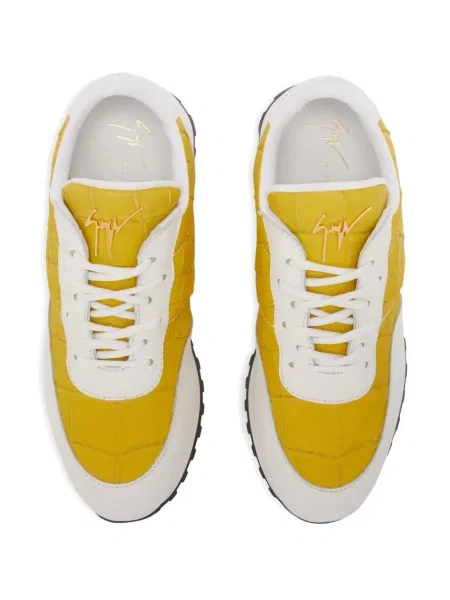 Sneakerși Giuseppe Zanotti din piele galben
