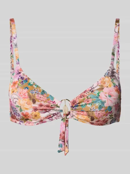 Góra od bikini ze sznurowaniem na plecach Watercult różowe