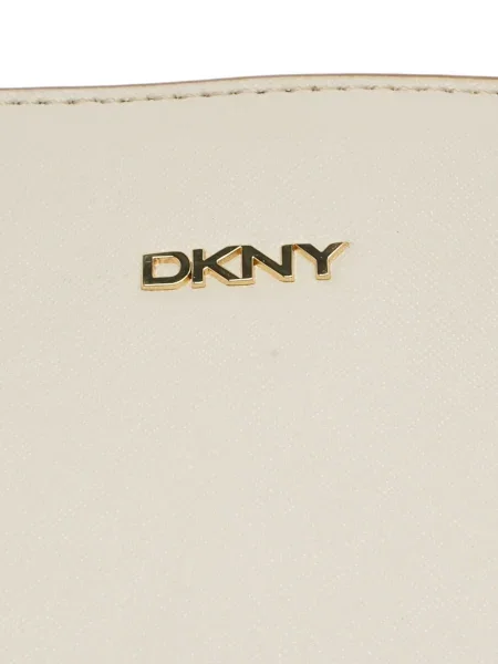 Geanta de piele Dkny din piele alb