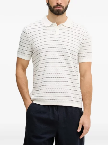 Tricou polo Guess alb