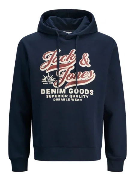 Palton Jack & Jones cu autograf albastru