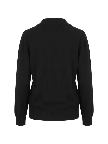 Kašmírový svetr Not Shy s výstřihem do v černý
