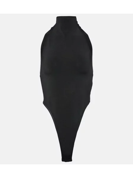 Body Alaïa din jerseu negru