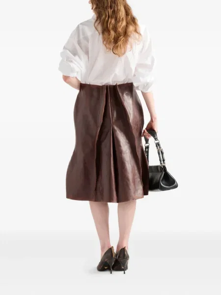 Cămașă Prada din poplin alb